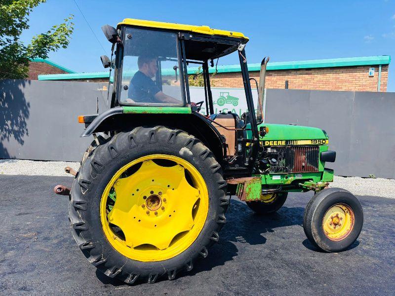 JOHN DEERE 1950 2WD TRACTOR*C/W REAR LINKAGE*VIDEO*