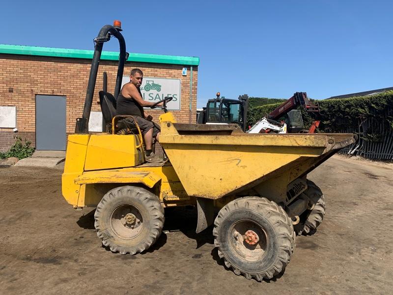 THWAITES 3 TONNE STRAIGHT TIP DUMPER*C/W YANMAR ENGINE*VIDEO*