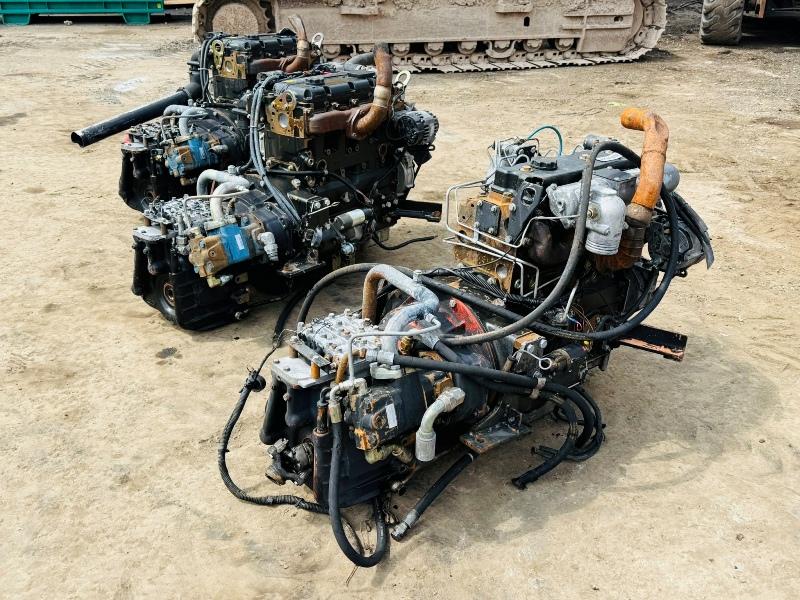 4 CYLINDER PERKINS PHASER ENGINE*C/W TRANSMISSION*3 LEFT*VIDEO*