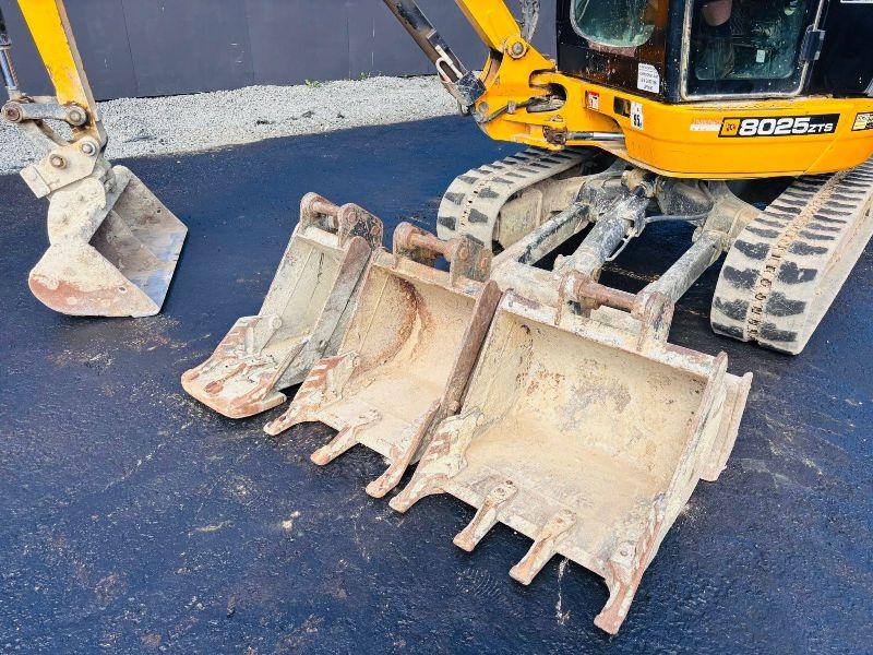 JCB 8025 ZTS TRACKED EXCAVATOR *YEAR 2020*C/W 4 BUCKETS*VIDEO*