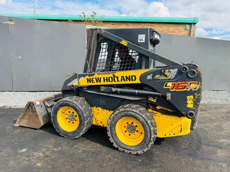 NEW HOLLAND L160 SKIDSTEER LOADER*C/W BUCKET*VIDEO*