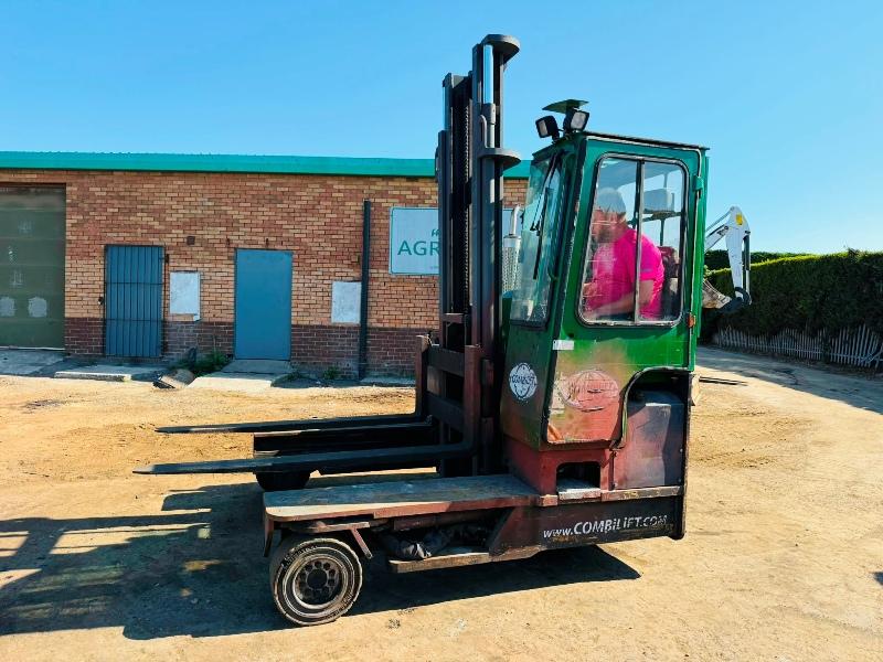 COMBILIFT C4000 DIESEL FORKLIFT*C/W FORK POSITIONER*YEAR 2016*VIDEO*