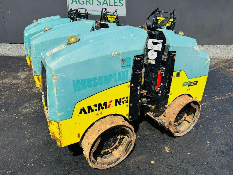 AMMANNS  ARR.1575 REMOTE CONTROL PADFOOT TRENCH ROLLER*YEAR 2019*VIDEO*