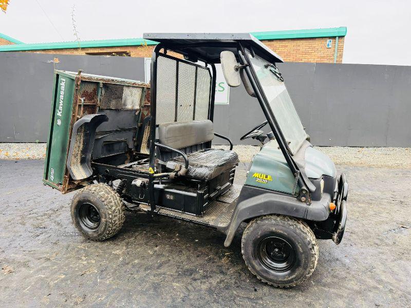 KAWASAKI 3010 MULE 4WD DIESEL UTILITY VEHICLE*REAR TIP*VIDEO*
