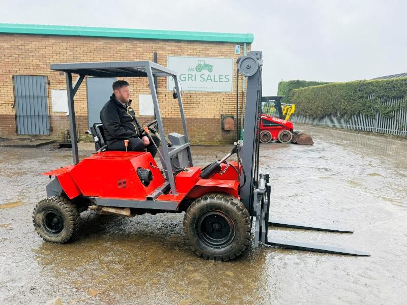 AUSA CE-11 ROUGH TERRAIN FORKLIFT*C/W SIDESHIFT*VIDEO*