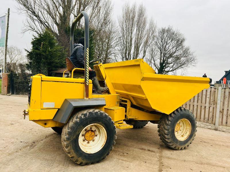 BARFORD SX7000 4WD DUMPER C/W ROLE FRAME & PERKINS PHASER ENGINE *VIDEO*