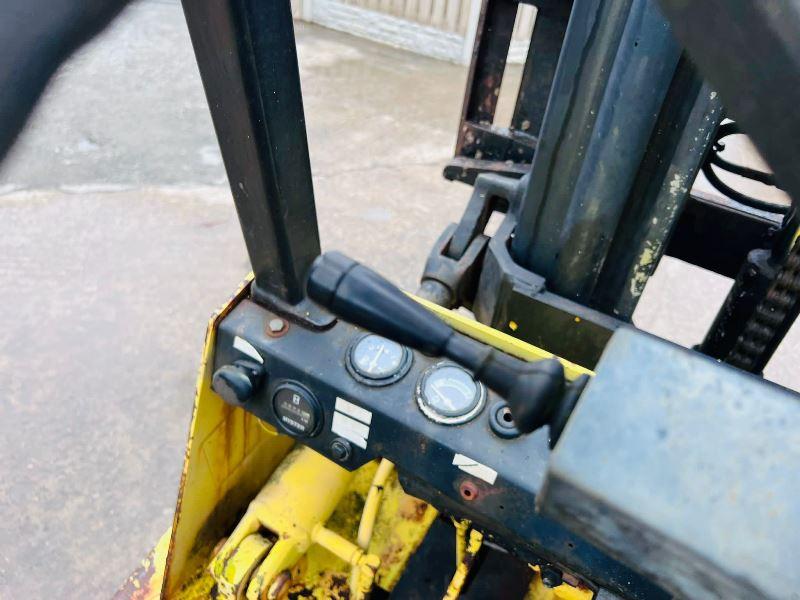 HYSTER 2.5 CONTAINER SPEC DIESEL FORK LIFT C/W SIDE SHIFT & ISUZU ENGINE *VIDEO*