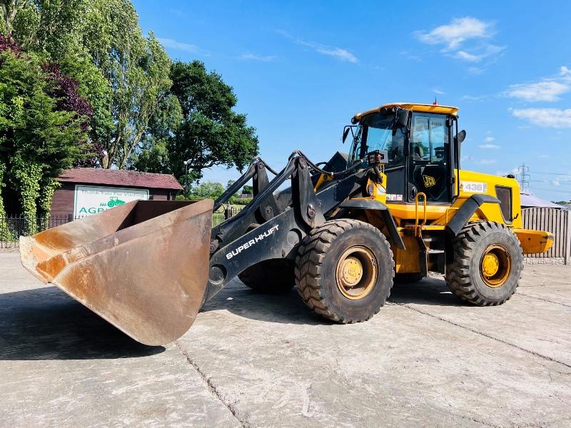 JCB 436EHT 4WD WASTE MASTER LOADING SHOVEL C/W BUCKET *VIDEO*