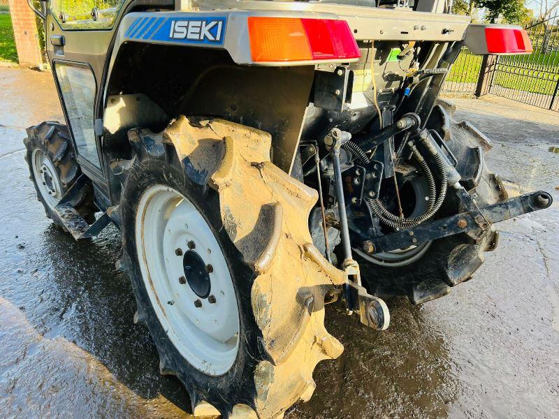 ISEKI TG21 4WD COMPAC TRACTOR * 1162 HOURS * C/W REAR LINKAGE 