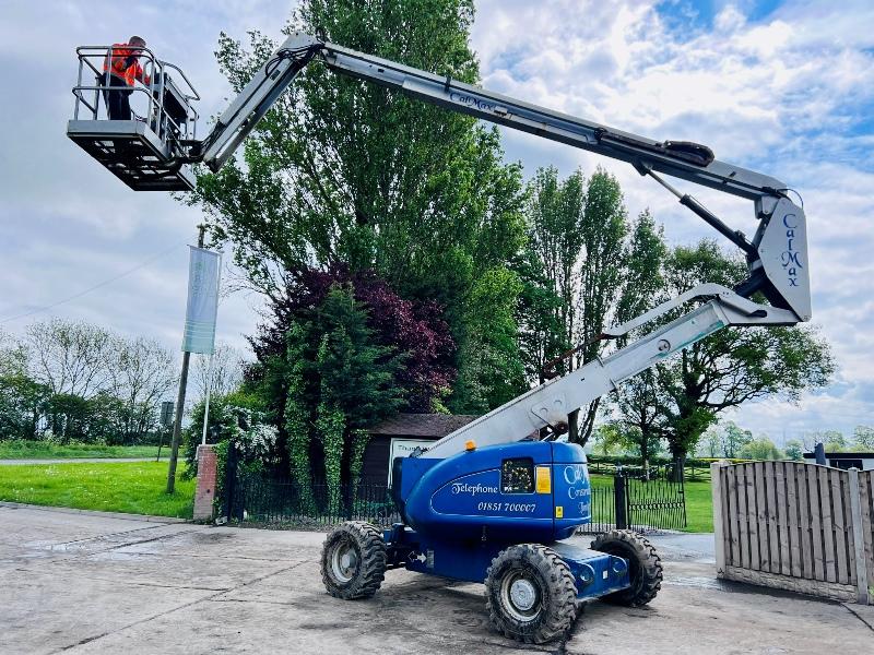 JLG 600AJ AIREL PLATFORM * 60FT REACH * C/W TELESCOPIC BOOM *VIDEO*