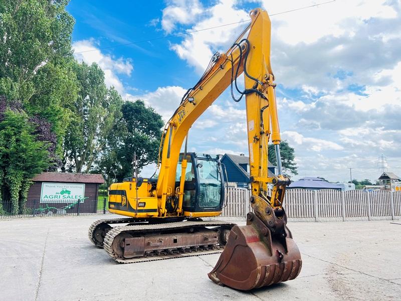 JCB JS130 TRACKED EXCAVATOR C/W QUICK HITCH & BUCKET *VIDEO*