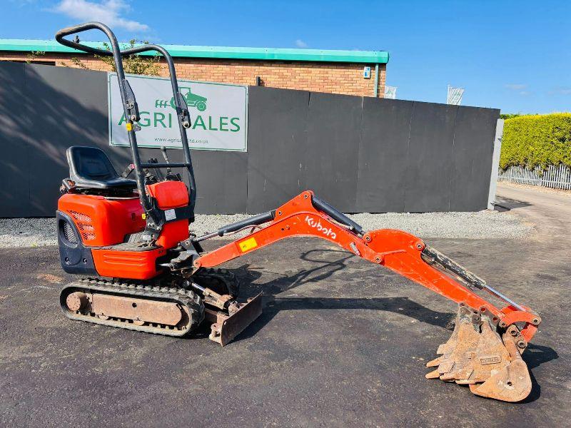 KUBOTA K008-3 TRACKED EXCAVATOR*C/W SELECTION OF BUCKETS*VIDEO*