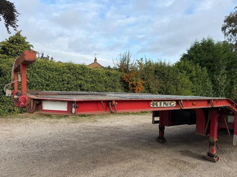 KING LOW LOADER TRAILER*C/W RAMPS AND WINCH*YEAR 2008*VIDEO*