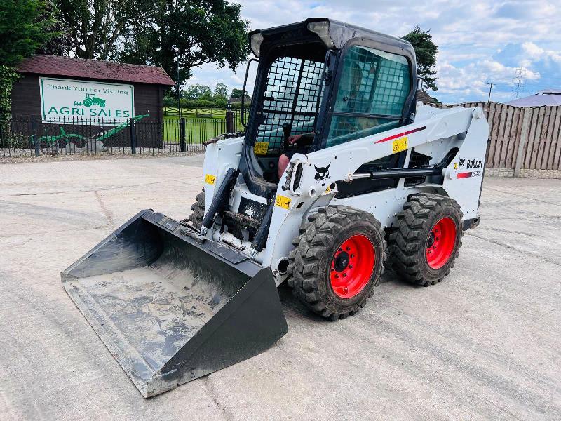 BOBCAT S550 4WD SKIDSTEER *YEAR 2016, 3974 HOURS* C/W BUCKET *VIDEO*