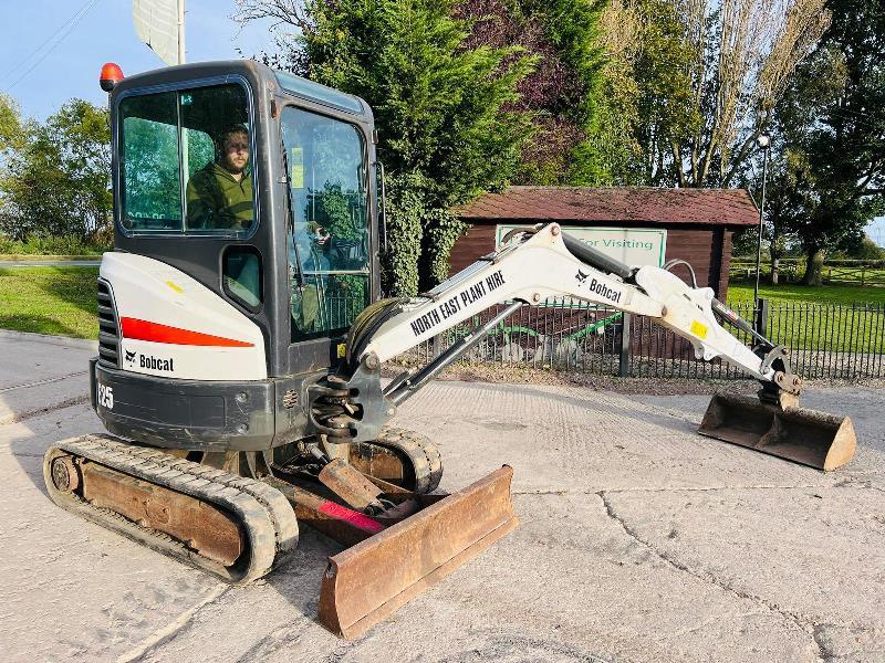 BOBCAT E25 EXCAVATOR *YEAR 2015, ONLY 1588 HOURS* C/W QUICK HITCH *VIDEO*