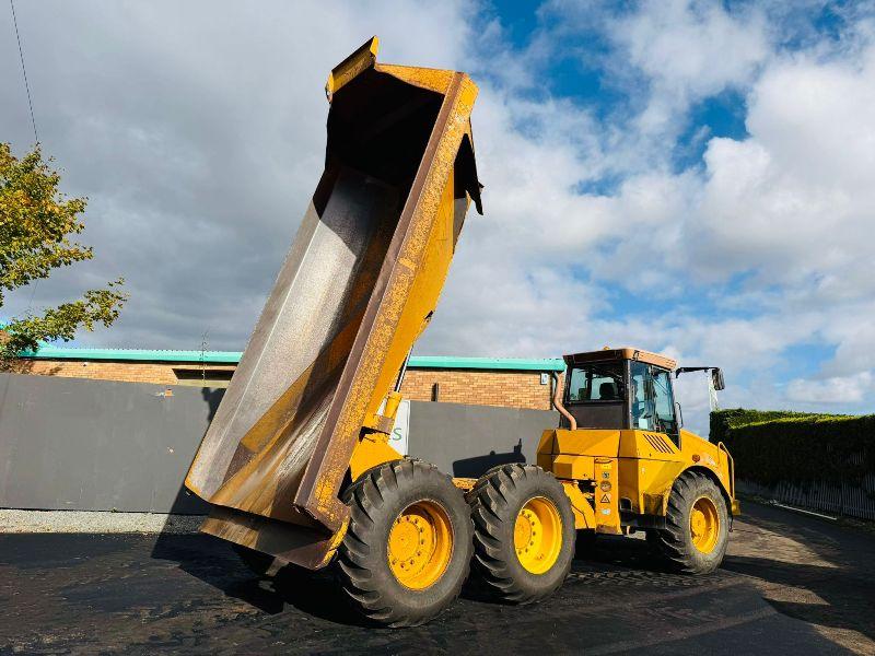 HYDREMA 922C 6X6 ARTICULATED DUMPTRUCK*C/W TAILGATE & REVERSE CAMERA*VIDEO*
