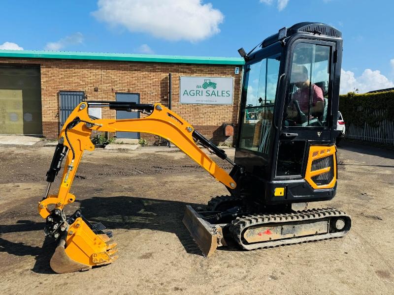 AUGER NM-E18 MINI EXCAVATOR*ONLY 56 HOURS*C/W KUBOTA ENGINE*YEAR 2025*VIDEO*