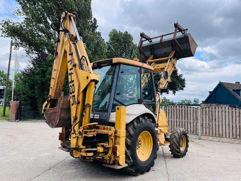 NEW HOLLAND NH85 4WD BACKHOE DIGGER C/W REAR QUICK HITCH & EXTENDING DIG*VIDEO*