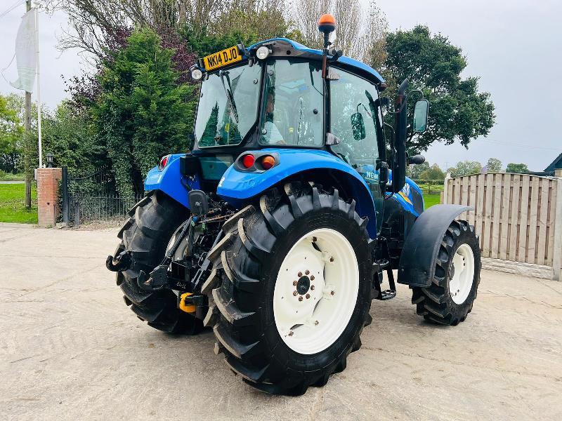 NEW HOLLAND T4-95 4WD TRACTOR *YEAR 2014, 4860 HOURS* C/W BRAND NEW TYRES *VIDEO*