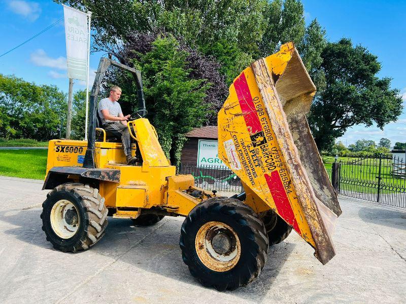 BARFORD SX6000 4WD 6 TON DUMPER C/W ROLE BAR *VIDEO*