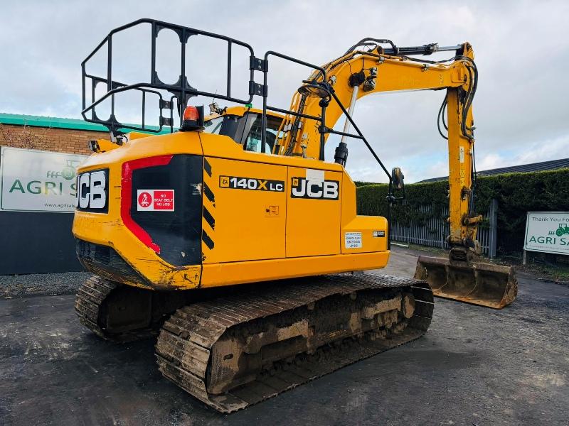 JCB 140XLC TRACKED EXCAVATOR*7007 HOURS*C/W BUCKET*YEAR 2021*VIDEO*