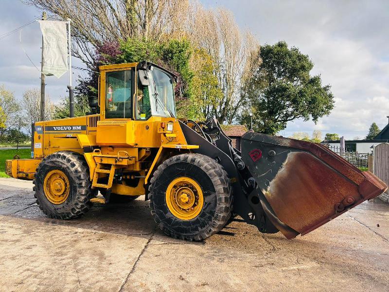  VOLVO L90C 4WD LOADING SHOVEL C/W TOE TIP BUCKET *VIDEO*