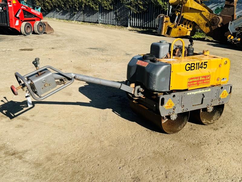 BELLE GROUP BWR650 PEDESTRIAN DOUBLE DRUM ROLLER*VIDEO*