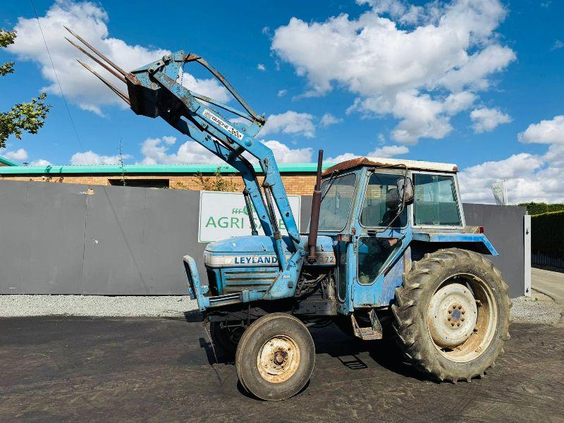 LEYLAND 272 TRACTOR*C/W POWER LOADER AND MUCKFORK*VIDEO*