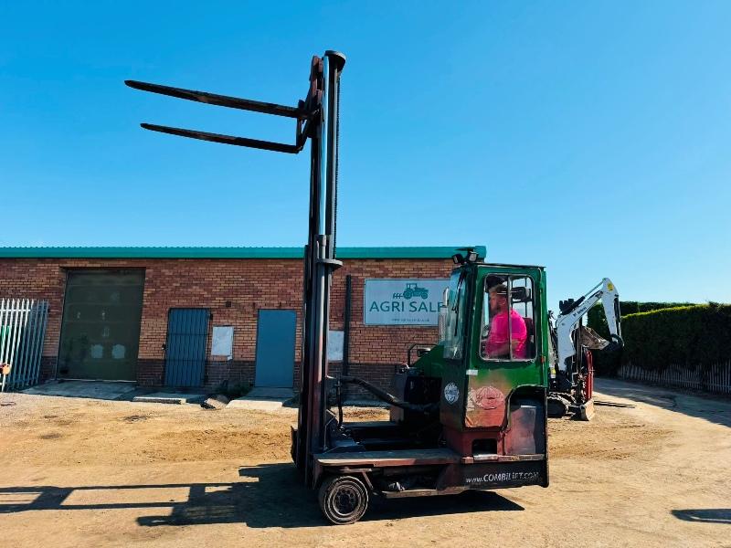 COMBILIFT C4000 DIESEL FORKLIFT*C/W FORK POSITIONER*YEAR 2016*VIDEO*