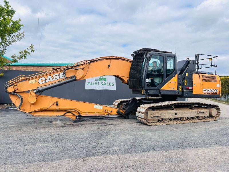 CASE CX290D HIGH RISE CABIN TRACKED EXCAVATOR *YEAR 2017* C/W QUICK HITCH *VIDEO*