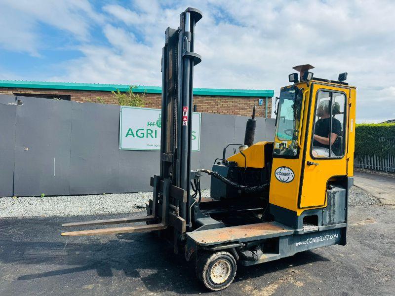 COMBILIFT 4000 DIESEL TRUCK MOUNTED FORKLIFT*C/W FORK POSITIONER*VIDEO*