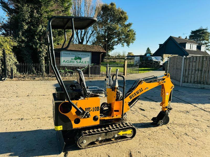 UNUSED HUAWAI HE-10B TRACKED EXCAVATOR *YEAR 2024* C/W ROLE FRAME *VIDEO*