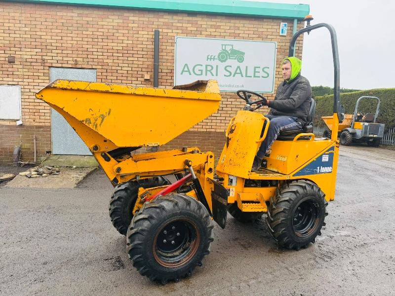 THWAITES 1 TONNE HIGH TIP DUMPER*YEAR 2017*1381 HOURS*VIDEO*