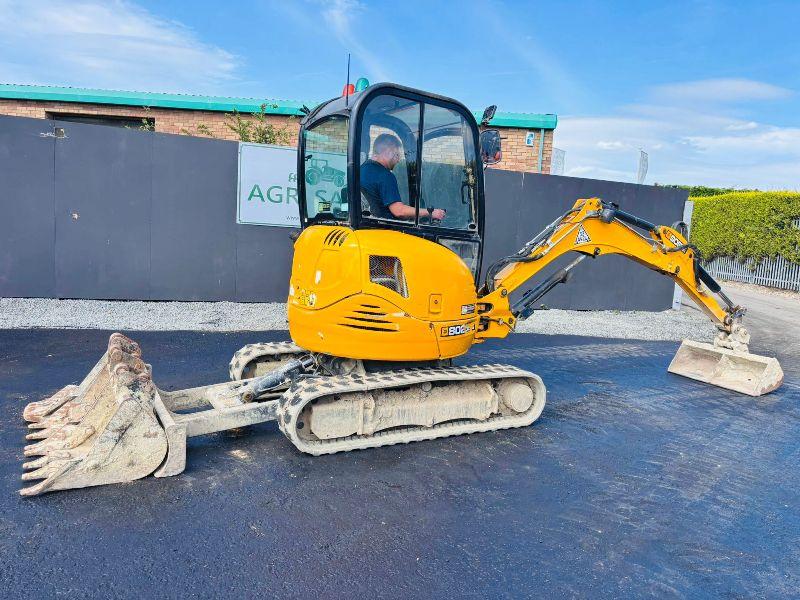 JCB 8025 ZTS TRACKED EXCAVATOR *YEAR 2020*C/W 4 BUCKETS*VIDEO*