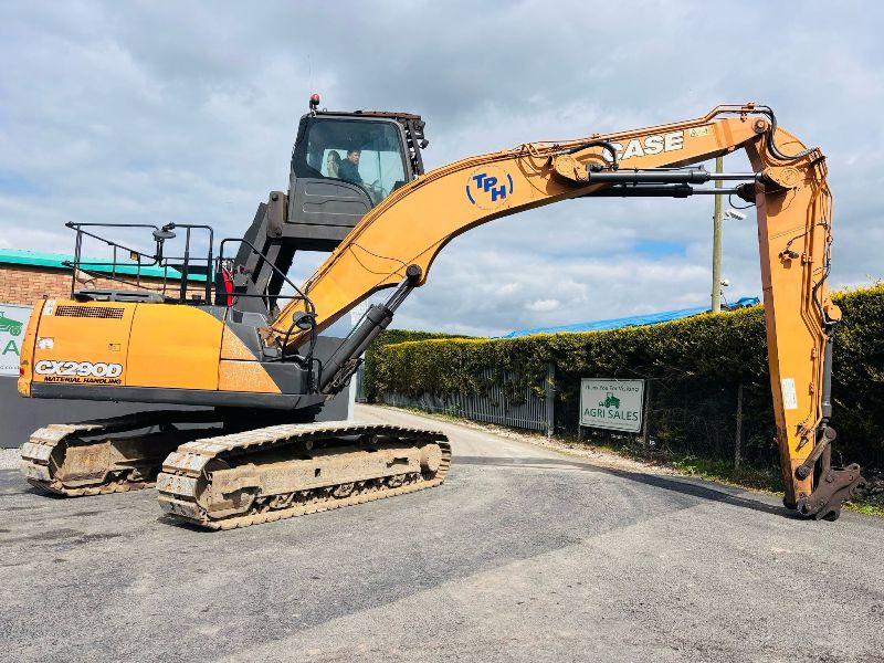 CASE CX290D HIGH RISE CABIN TRACKED EXCAVATOR *YEAR 2017* C/W QUICK HITCH *VIDEO*