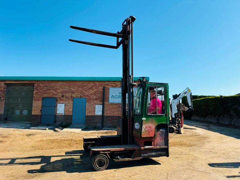 COMBILIFT C4000 DIESEL FORKLIFT*C/W FORK POSITIONER*YEAR 2016*VIDEO*