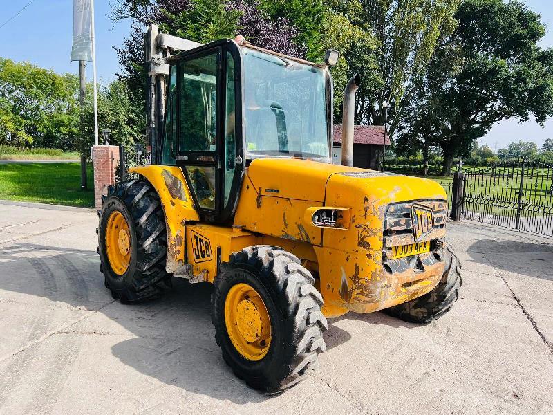 JCB 926 4WD ROUGH TERRIAN FORKLIFT C/W 2 STAGE MAST & PALLET TINES *VIDEO*