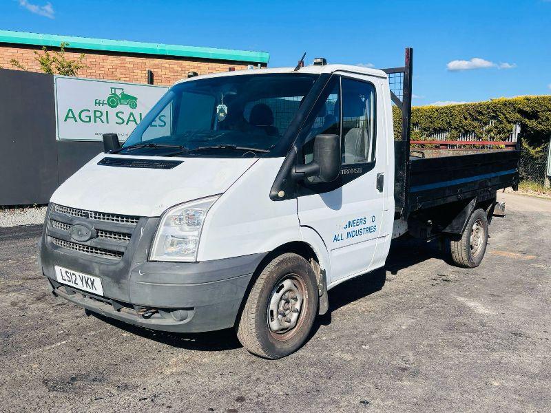 FORD TRANSIT TIPPER*YEAR 2012*VIDEO*