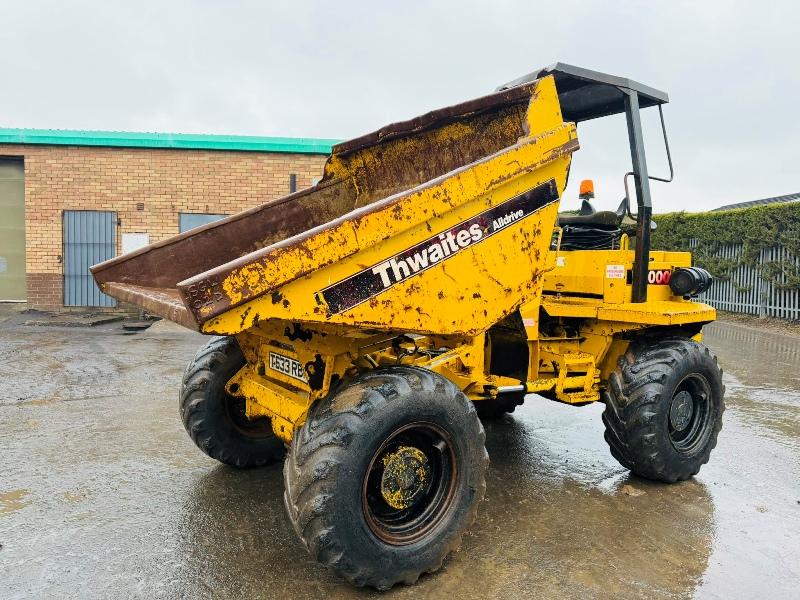 THWAITES 6000 STRAIGHT TIP DUMPER*C/W PERKINS ENGINE*VIDEO*