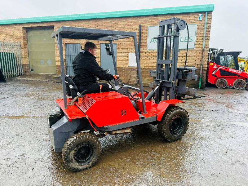 AUSA CE-11 ROUGH TERRAIN FORKLIFT*C/W SIDESHIFT*VIDEO*