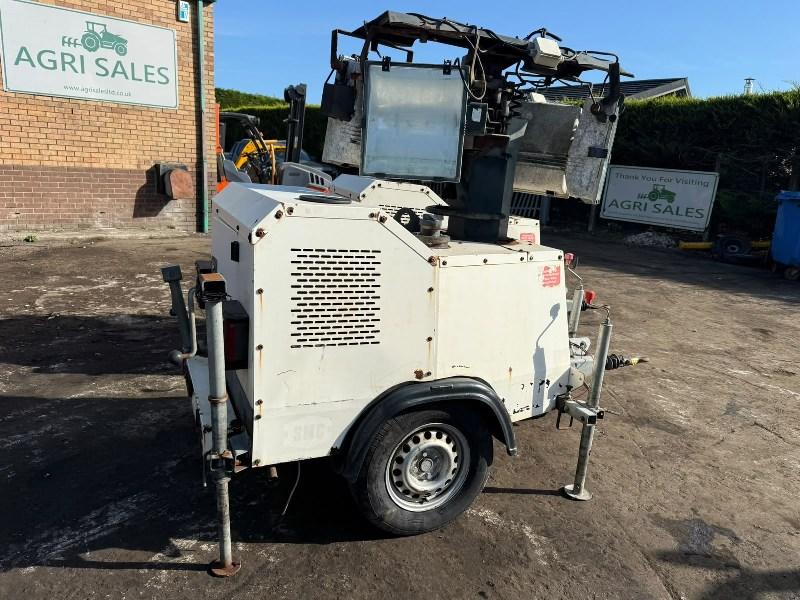 2 X SMC TL90 LIGHTING TOWERS*C/W KUBOTA ENGINES*VIDEO*