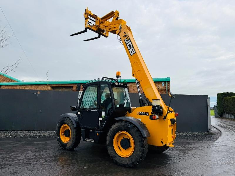 JCB 531-70WM TURBO *JOYSTICK CONTROL*669 HOURS*YEAR 2011*VIDEO*