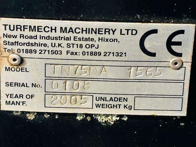 NEW HOLLAND TN75DA TRACTOR *C/W TURFER CONVEYOR AND PALLET TINES*VIDEO*