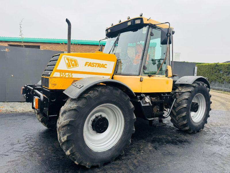 JCB 155-65 FASTRAK TRACTOR*C/W REAR LINKAGE AND PTO*VIDEO*
