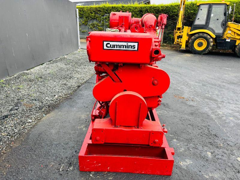 CUMMINGS N-855-F 6 INCH WATER PUMP *C/W 6 CYLINDER ENGINE*VIDEO*