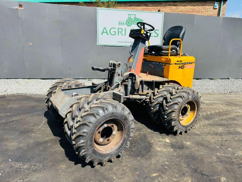 TEREX 1 TONNE HD1000*C/W DUEL WHEELS*1134 HOURS*YEAR 2010*VIDEO*