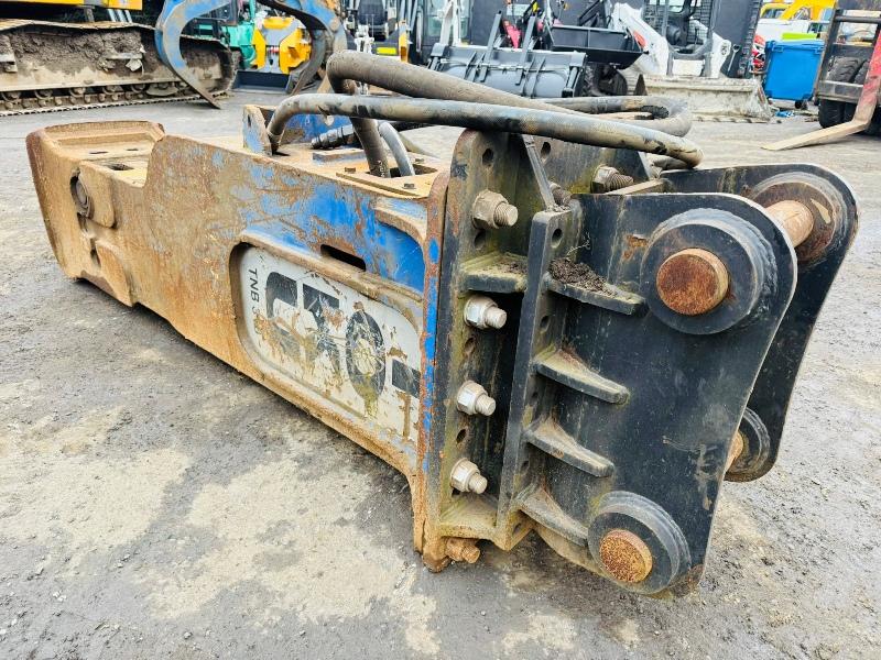 TOKU TNB310 HYDRAULIC BREAKER*C/W QUICK HITCH*VIDEO*