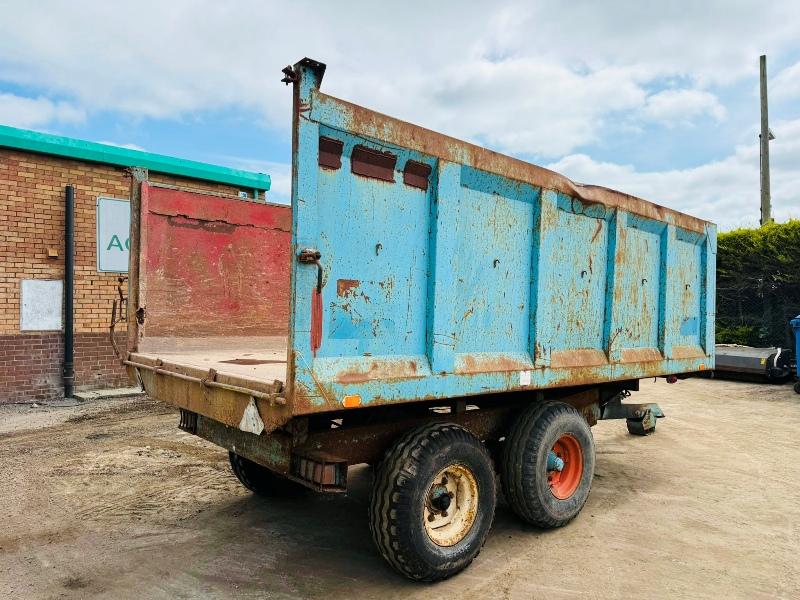 KEN WOOTTON DOUBLE AXLE TIPPING TRAILER*VIDEO*