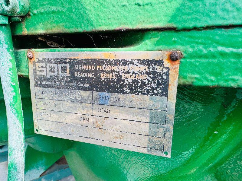 SPP 8 INCH WATERPUMP*C/W FIAT V8 ENGINE*CHOICE OF 2*VIDEO*