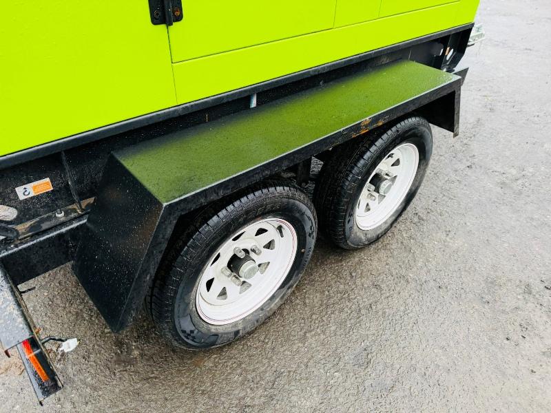 *BRAND NEW*COMPAL POWER VG-R30 41KVA GENERATOR TWIN AXLE TRAILER*VIDEO*